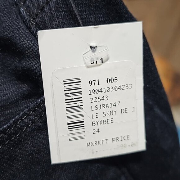 FRAME Denim Le Skinny Raw Hem Jeans Size 24 New - Picture 5 of 9